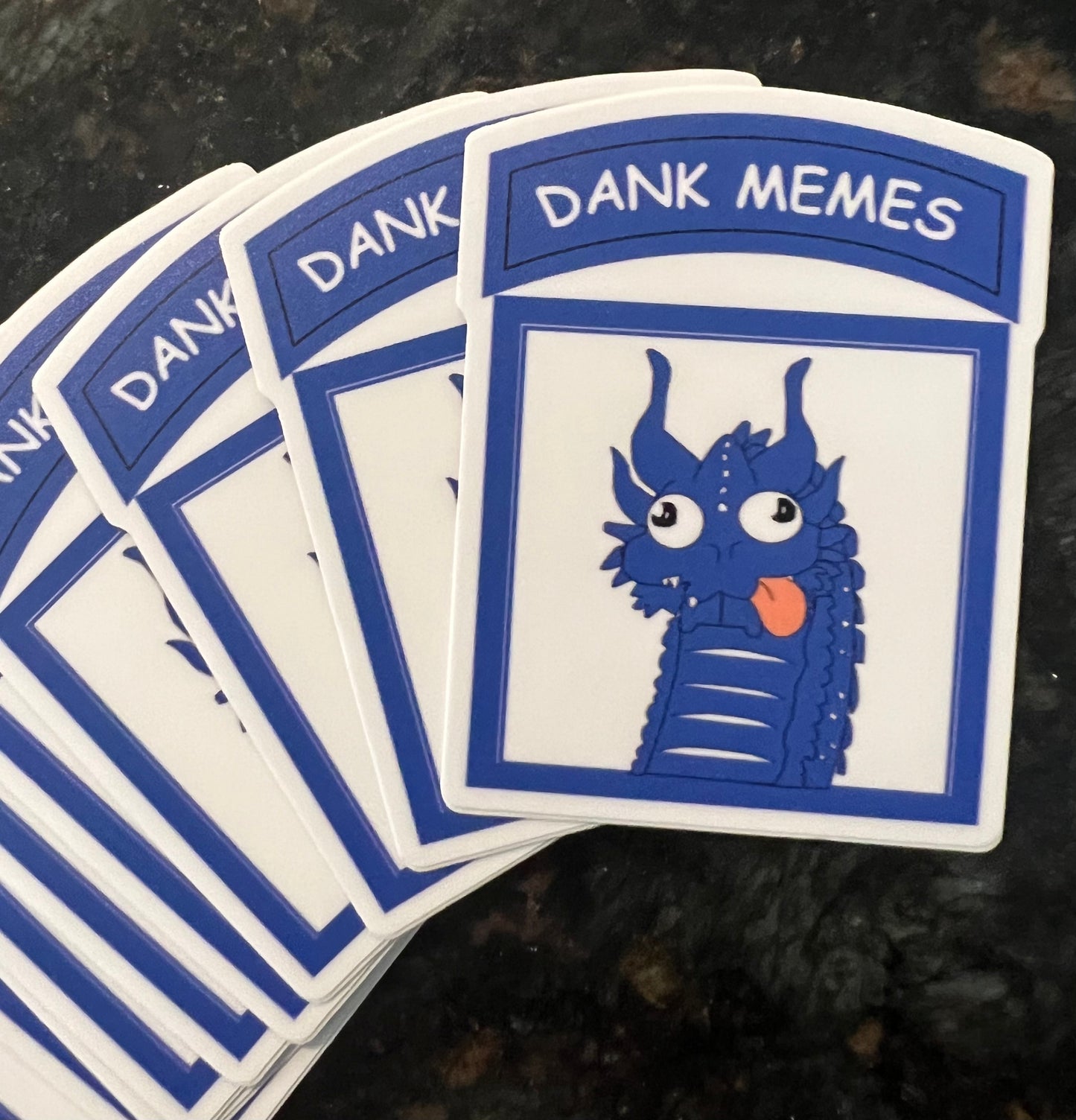 Dank Memes for Dragon Teens Logo Sticker